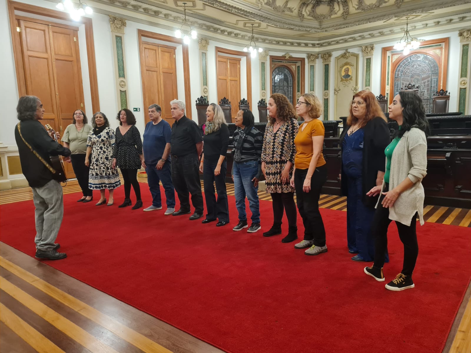 Coral do Sisejufe comemora nove anos apresentação no Centro