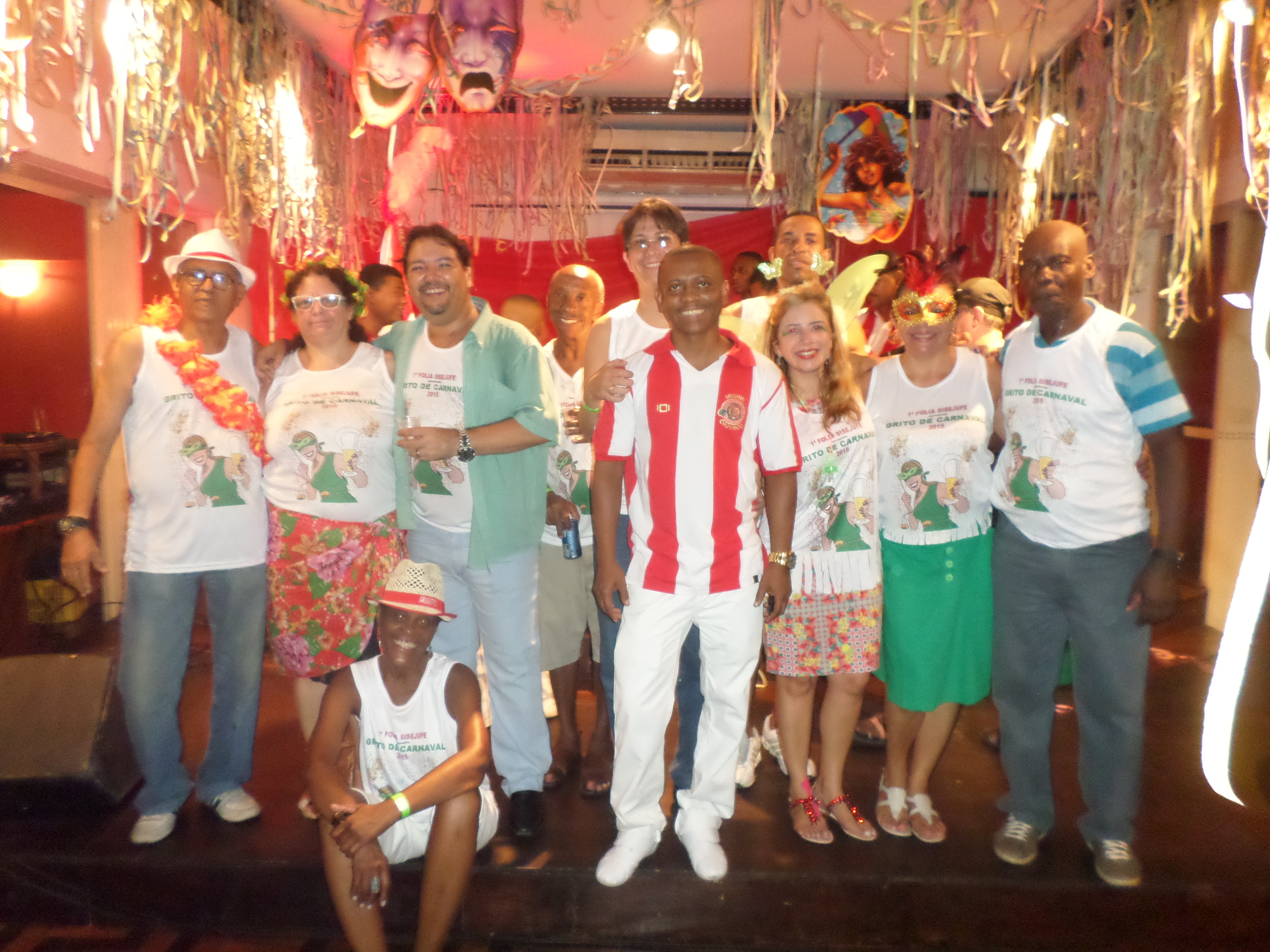 1ª Folia Sisejufe anima servidores com bateria da Estácio de Sá, campeã da série A do Carnaval, SISEJUFE