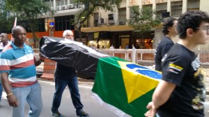 Fotos da Passeata dos servidores do Judiciário Federal do Rio, SISEJUFE