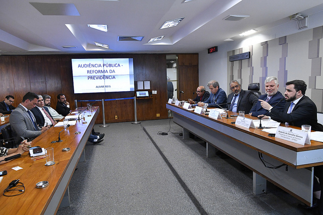 CDH promove audiência pública sobre a proposta de Reforma da Previdência, SISEJUFE
