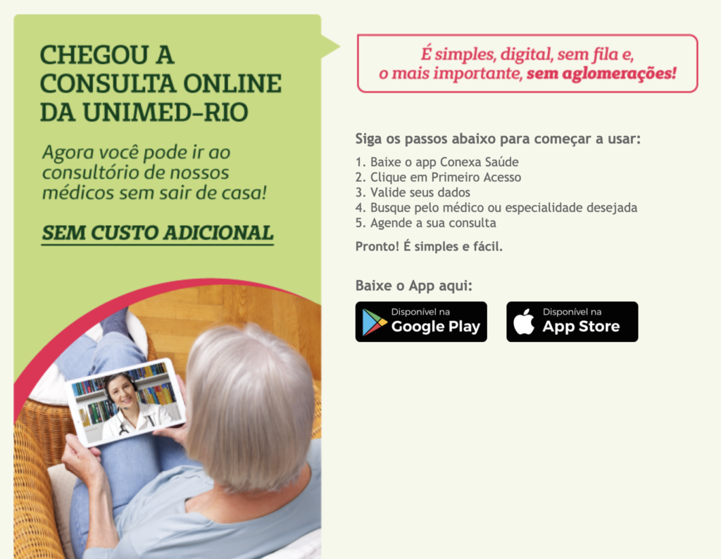 Unimed Rio lança sistema de teleconsulta para seus clientes, SISEJUFE