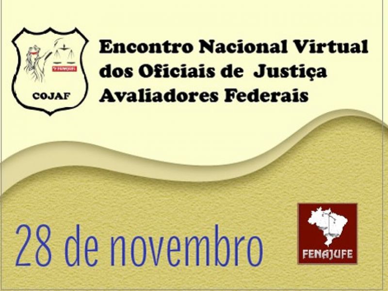 Fenajufe convoca encontro dos Oficiais de Justiça para final de novembro, SISEJUFE