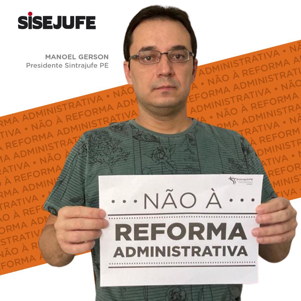 Campanha do Sisejufe contra a reforma administrativa e em defesa do serviço público ganha adesão nacional, SISEJUFE