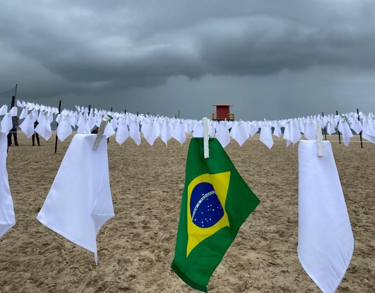 Rio de Paz faz homenagem às 600 mil vítimas da Covid-19, SISEJUFE