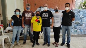 Sisejufe visita tribunais e pontos de apoio em solidariedade aos atingidos pela tragédia em Petrópolis, SISEJUFE