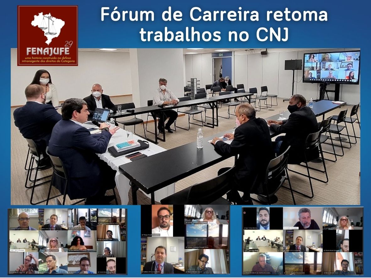 Fórum de Carreira do CNJ retoma atividades e avança na discussão de carreira, SISEJUFE