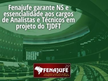 Fenajufe garante NS e essencialidade aos cargos de Analistas e Técnicos em projeto do TJDFT, SISEJUFE