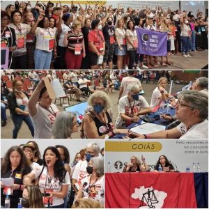 Mulheres repudiam assédio e protagonizam protesto acalorado no 11º Congrejufe, SISEJUFE