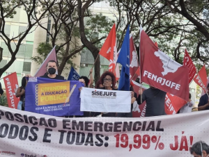 Sisejufe participa de manifestação em Brasília nesta quinta (12) e convoca categoria para atos do dia 19 de maio nos tribunais do Estado, SISEJUFE
