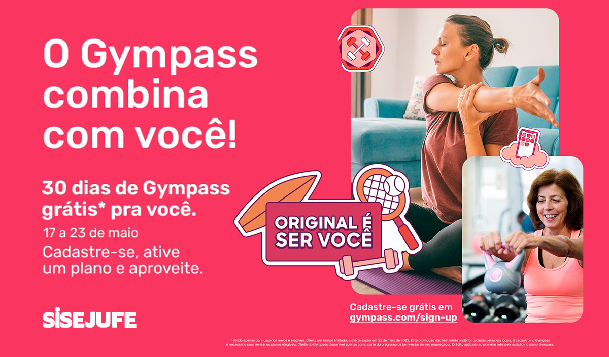 Gympass: escolha uma atividade para amar