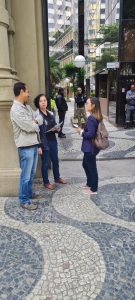 Sisejufe realiza atividades de mobilização por recomposição salarial em frente aos tribunais e seções da Justiça Feral no Centro do Rio, SISEJUFE