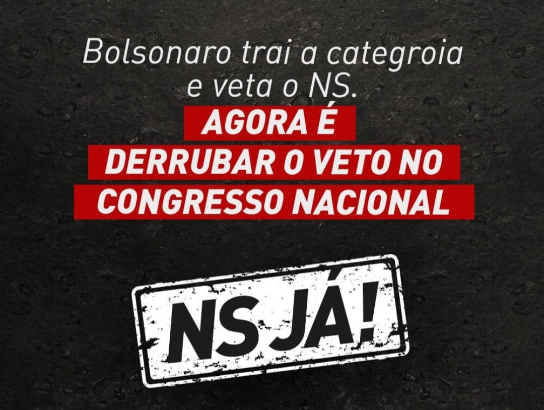 Bolsonaro veta NS e frustra conquista histórica da categoria, SISEJUFE
