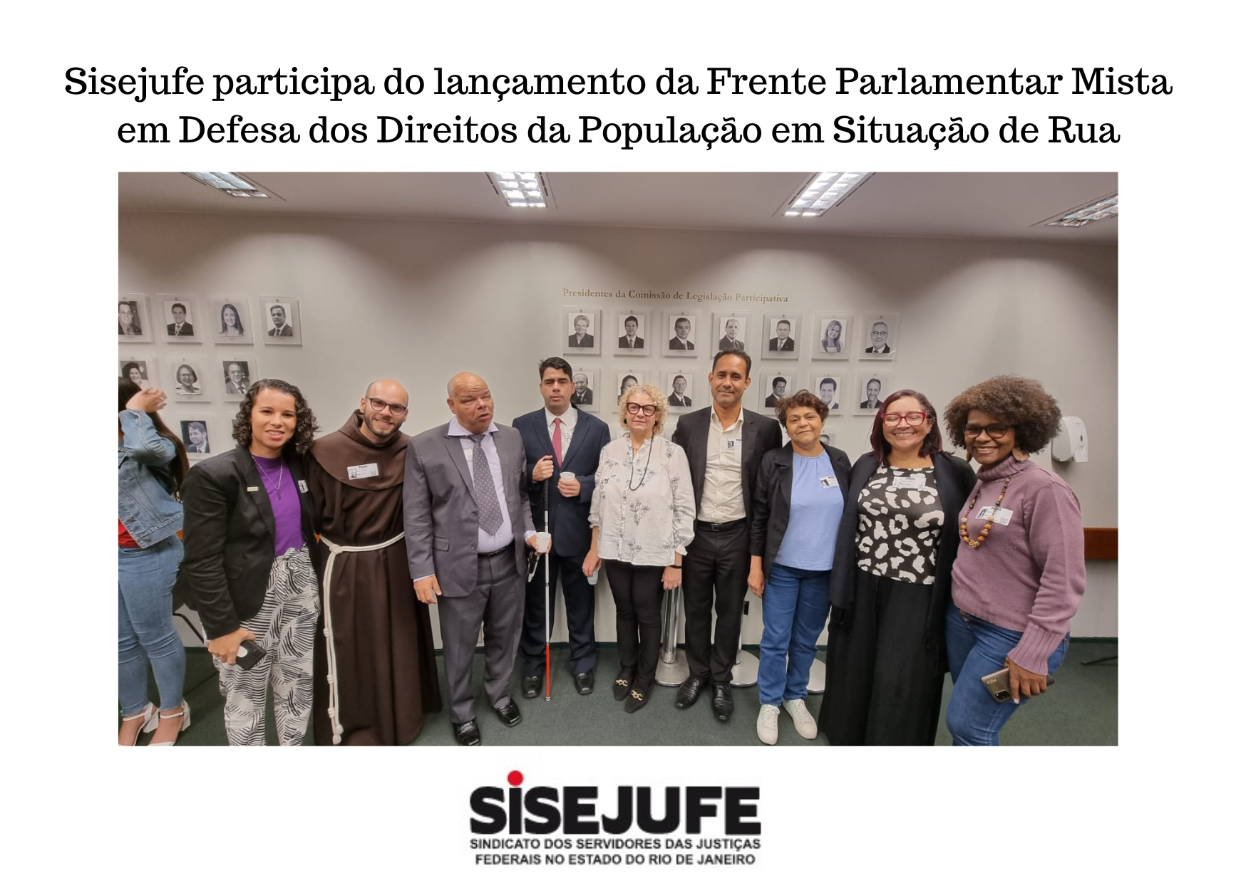 Sisejufe Participa Do Lançamento Da Frente Parlamentar Mista Em Defesa ...