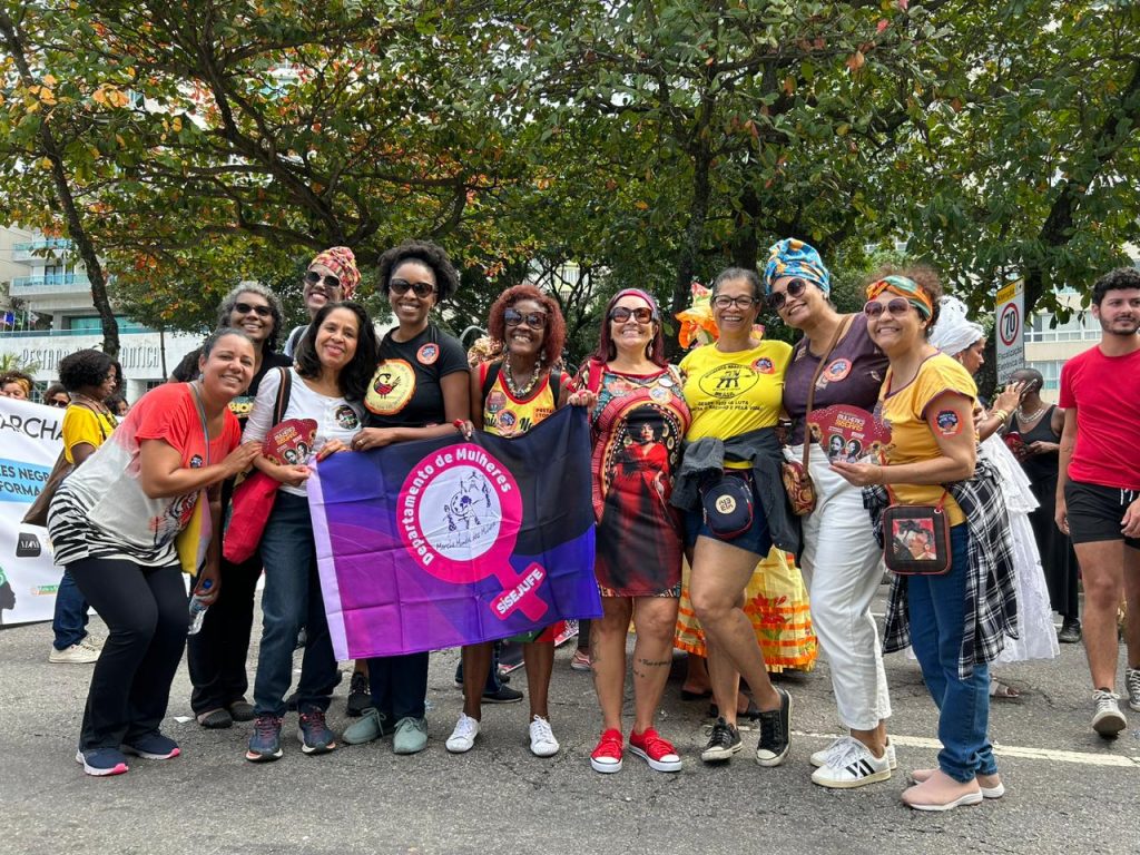Sisejufe participa da IX Marcha das Mulheres Negras do Rio de Janeiro, SISEJUFE