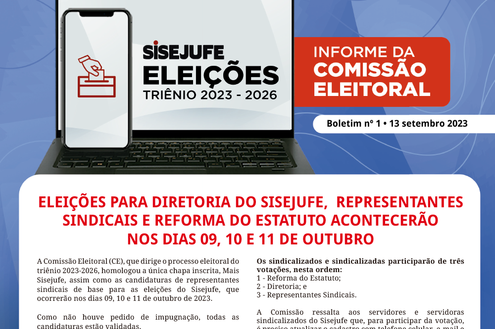 Eleições Triênio 2023-2026, SISEJUFE